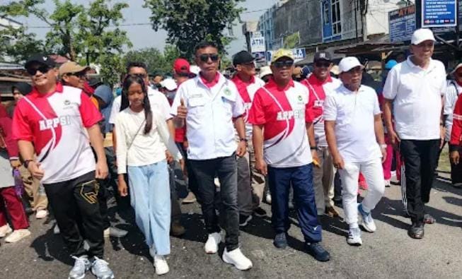 APPSI Langkat Gelar Jalan Sehat, Ribuan Warga Antusias Sambut HUT RI Ke-81