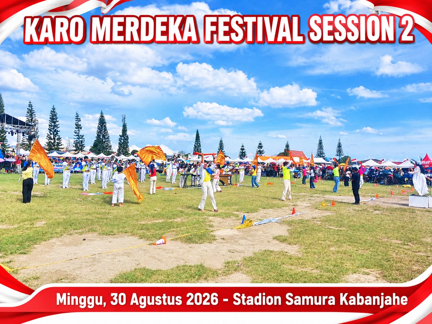 Acara Penutupan KMF LMP Karo di Padati Ribuan Penonton