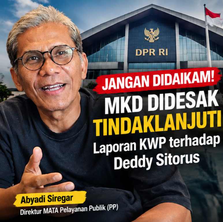Jangan Didiamkan, MKD Didesak Tindaklanjuti Laporan KWP terhadap Deddy Sitorus