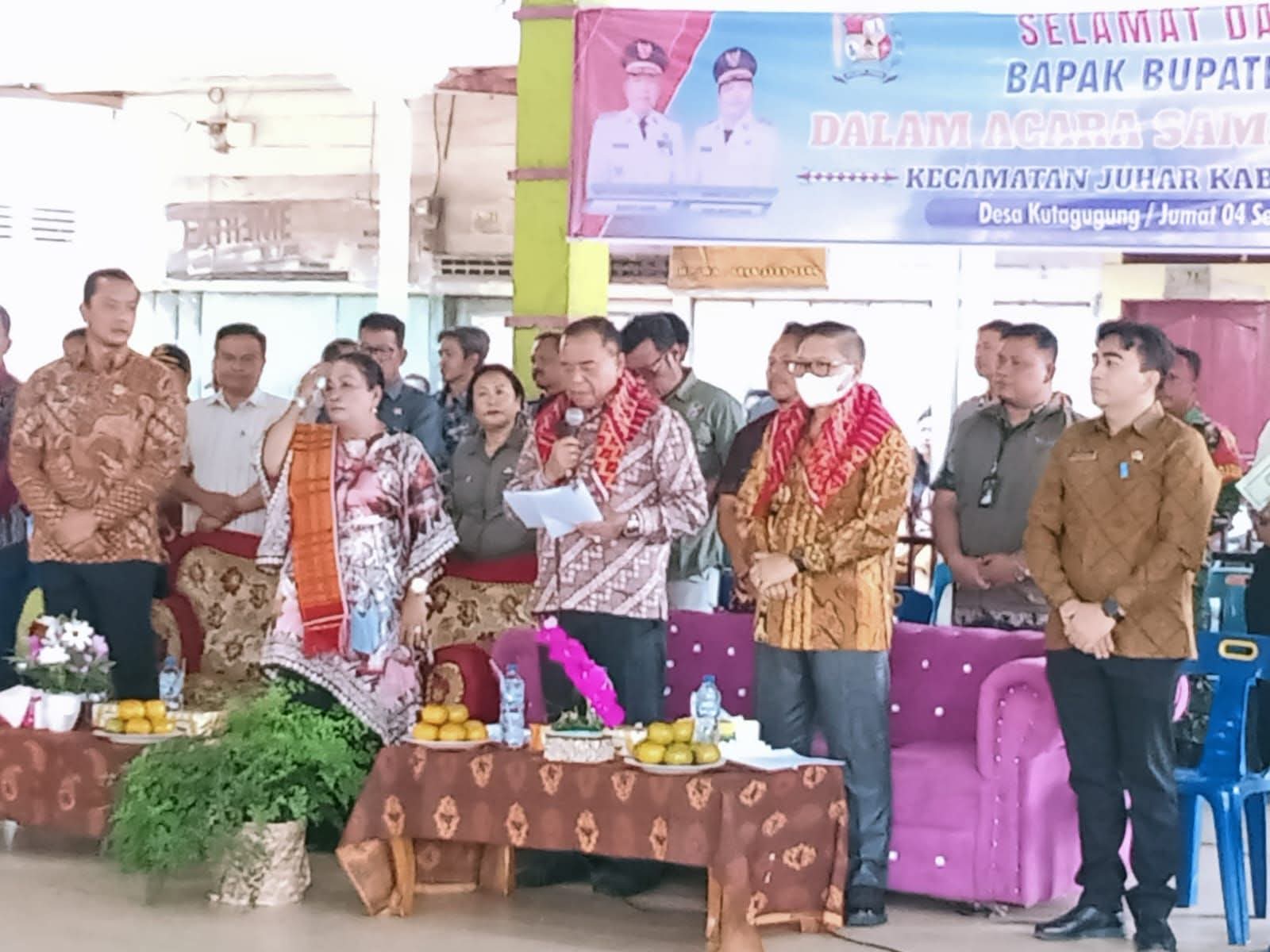 Bupati Karo Jemput Aspirasi Lewat Sambang Warga di Desa Kutagugung, Kecamatan Juhar