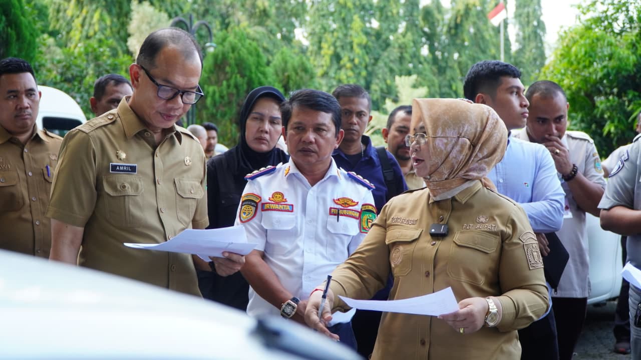 Plt. Bupati Langkat Tiorita Gebrak Penertiban Aset Kendaraan Dinas