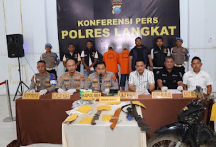 2 Pelaku Pembacokan Pencurian Buah Sawit Ditangkap