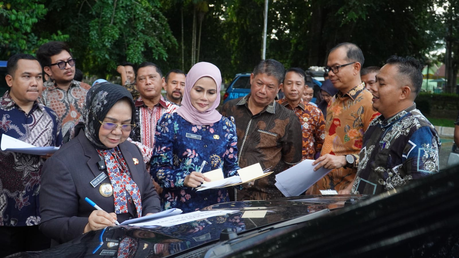 Tiorita Lanjutkan Inspeksi Kendaraan Dinas, Tertibkan Kendaraan Dinas Bermasalah