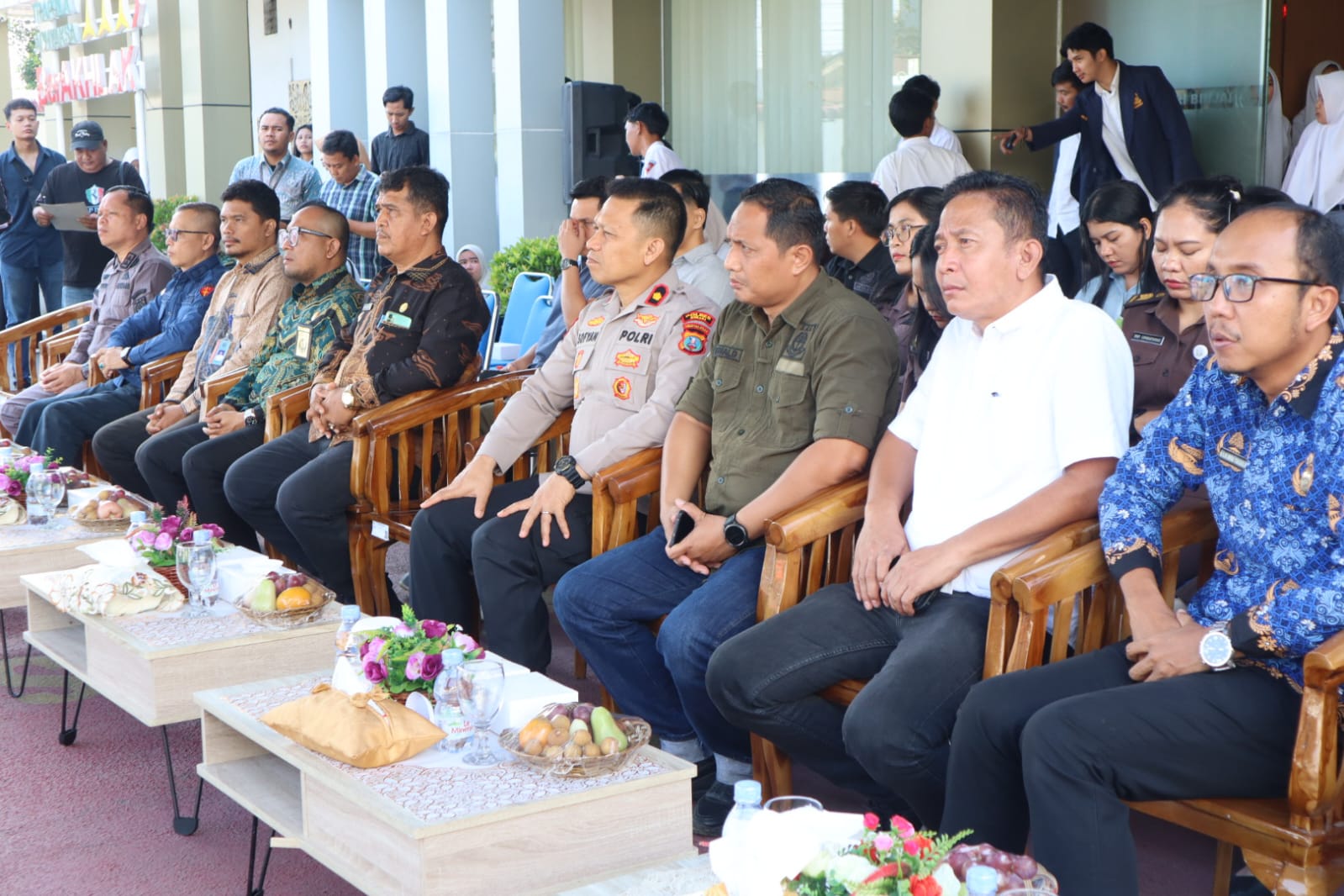 Waka Polres Binjai Hadiri Pemusnahan Barang Bukti di Kejaksaan Negeri Binjai