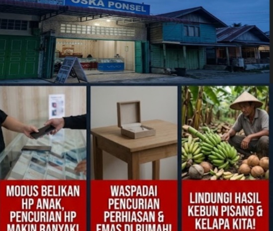 Teror Maling di Kualuh Leidong Semakin Mengerikan, Mulai Dari Perhiasan Hingga Hewan Ternak Disikat
