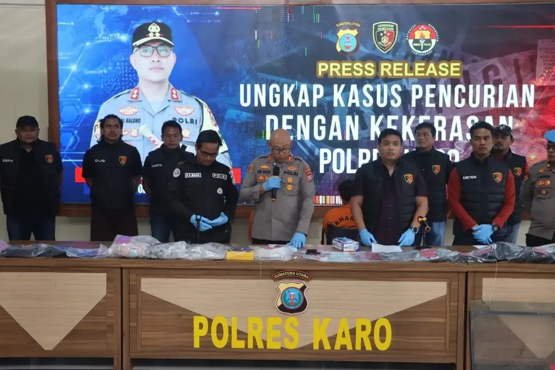 Polres Karo Ungkap Kasus Curas Sebabkan Korban MD, Dua Tersangka Diamankan