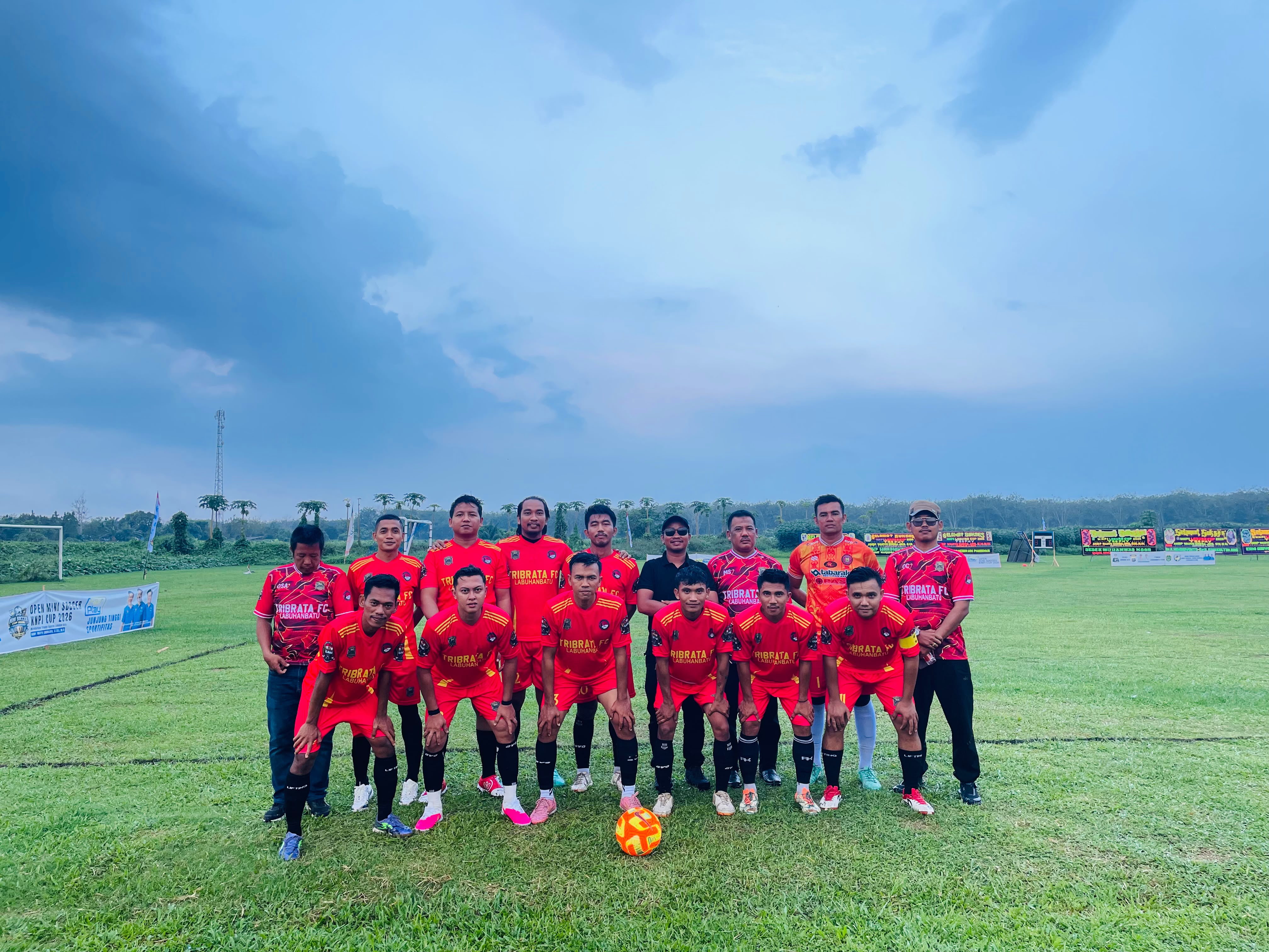 Laga Pembuka Mini Soccer Piala Kapolres Labuhanbatu Berlangsung Meriah, Tribrata FC VS ISORI FC (4-0)