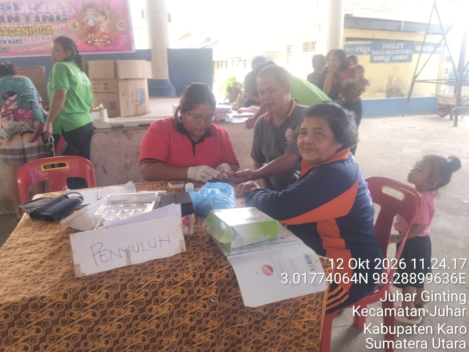 Polsek Juhar Hadiri Sosialisasi di Desa Juhar Ginting Sadanioga