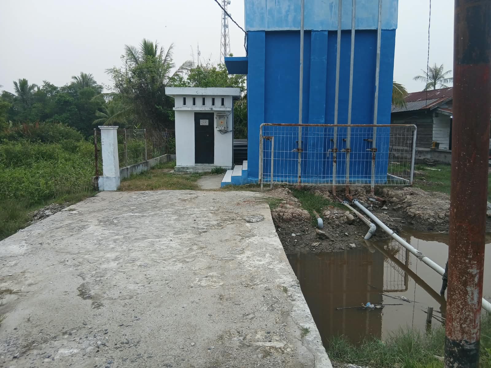 Polsek Kualuh Leidong Siap Dukung Warga Hidupkan Pos Kamling Simpang Tiga Tanjung Leidong