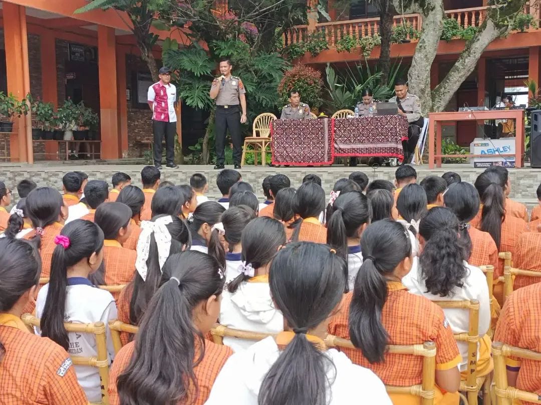 Polres Karo Sosialisasikan Penerimaan Murid Baru SMA Kemala Taruna Bhayangkara TA 2027/2028
