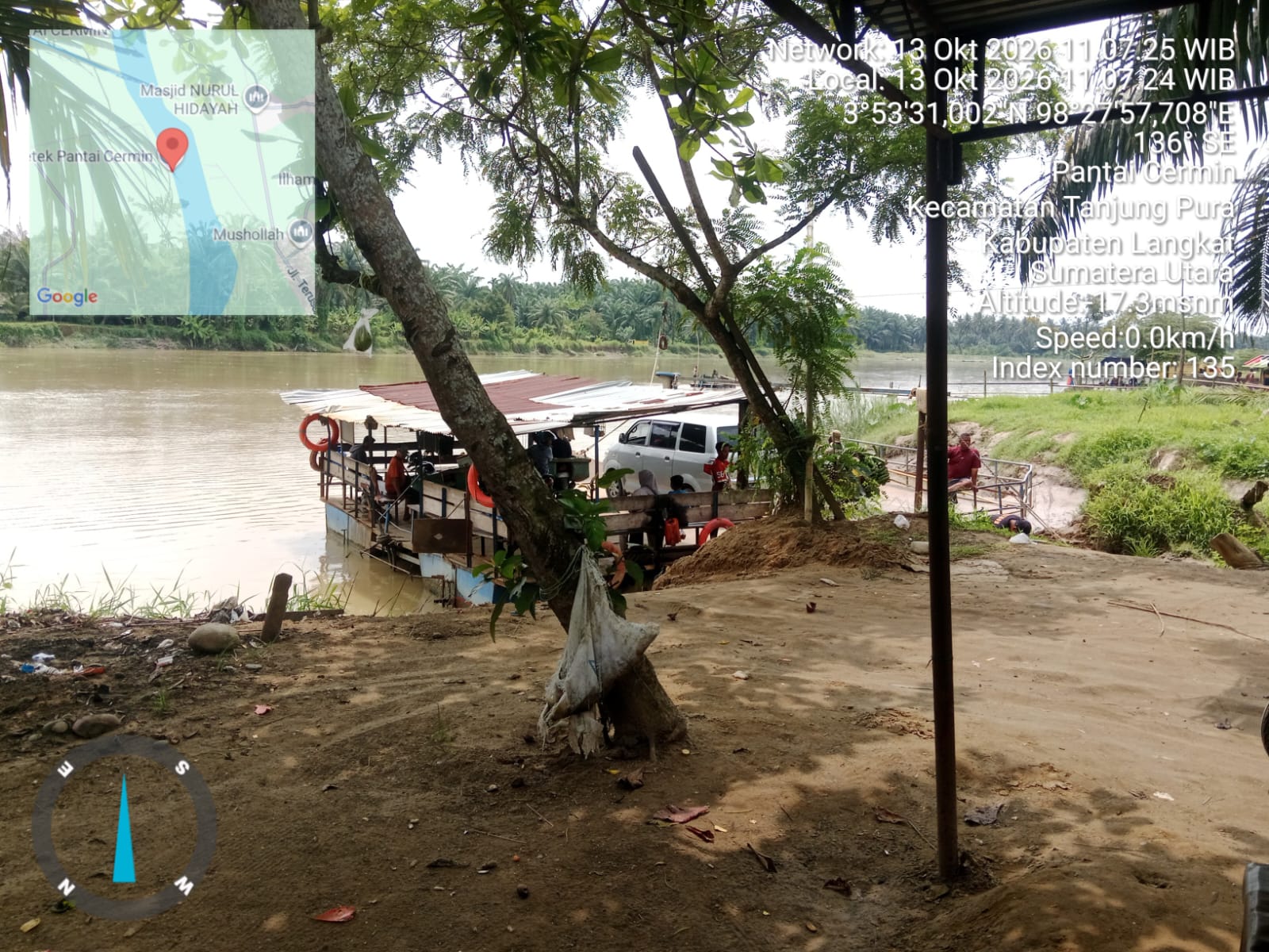Tak Berizin, Kapal Getek Pantai Cermin – Kebun Kelapa Tetap Beroperasi