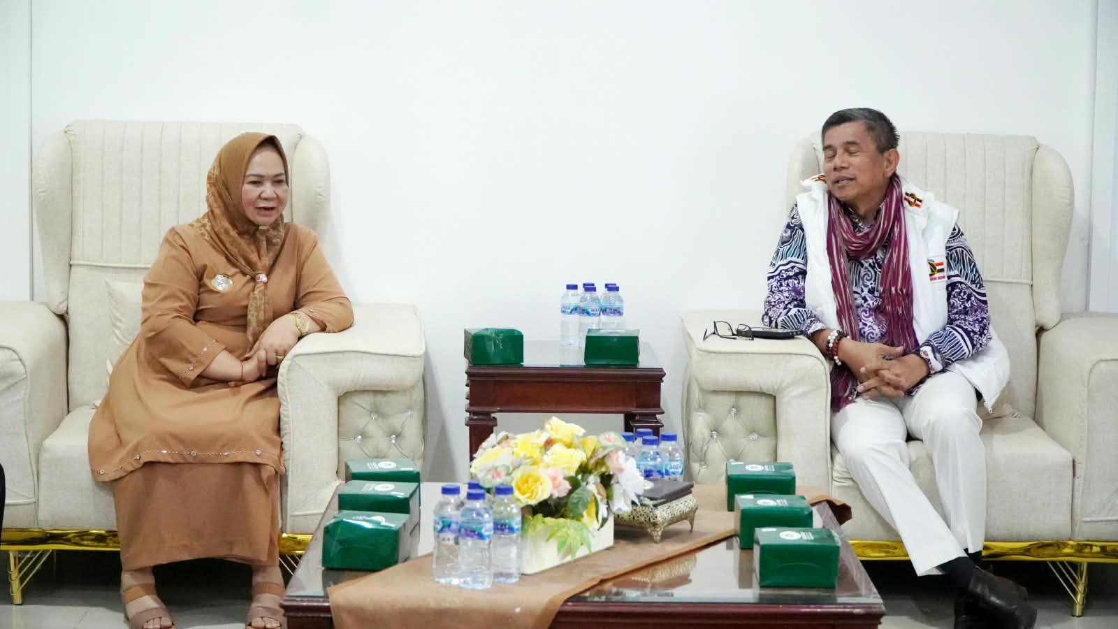 Plt. Bupati Tiorita dan Hinca Pandjaitan Perkuat Sinergi Pembangunan Langkat