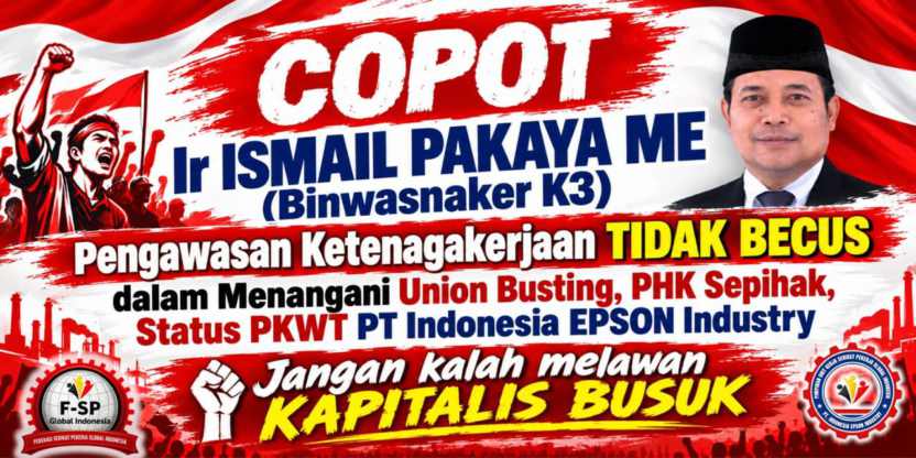 Dugaan Union Busting di PT Epson, SPGI Tuntut Kepastian Hukum bagi 11 Pekerja