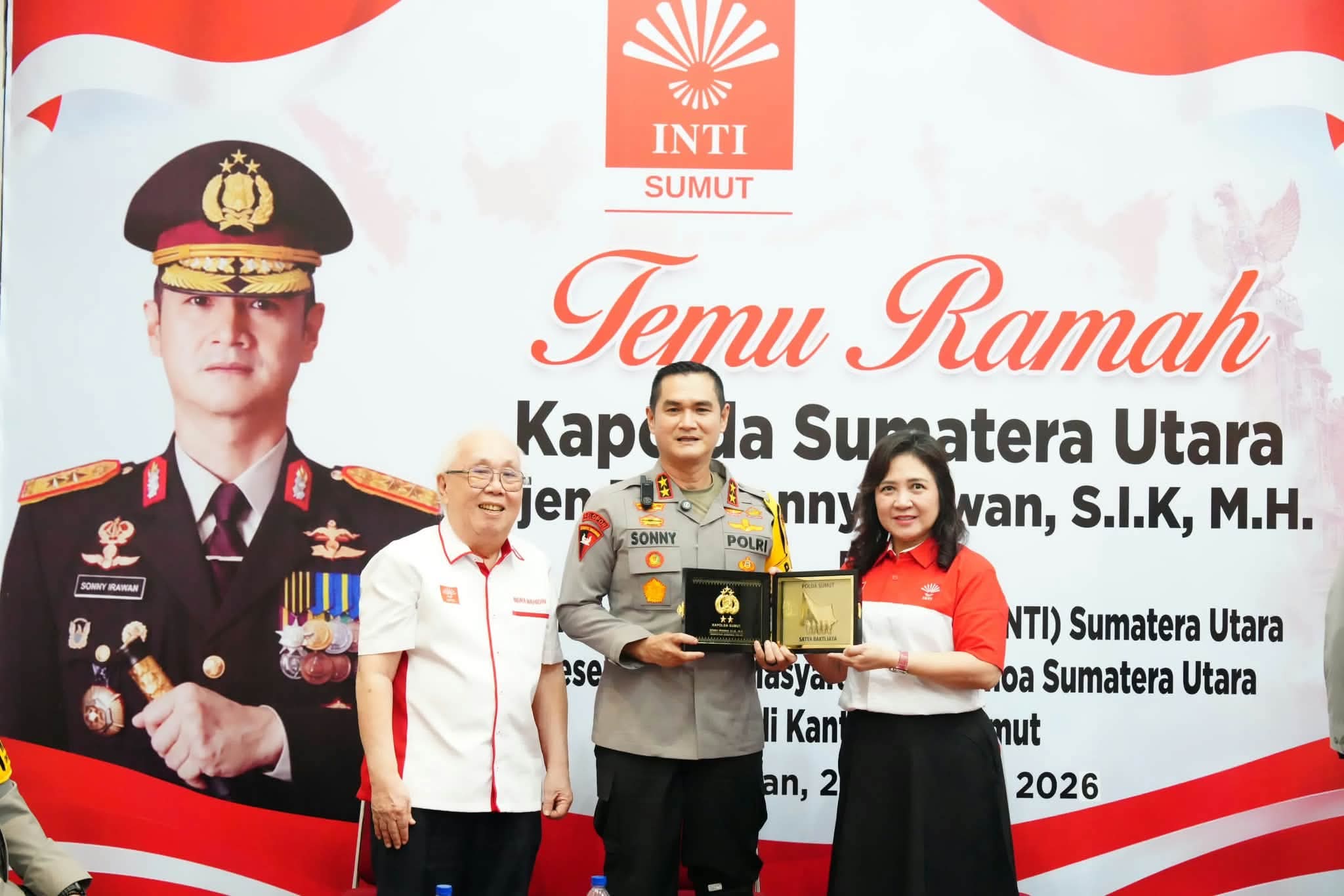 Kapolda Sumut Silaturahmi dengan INTI, Ajak Masyarakat Jaga Persatuan dan Kamtibmas